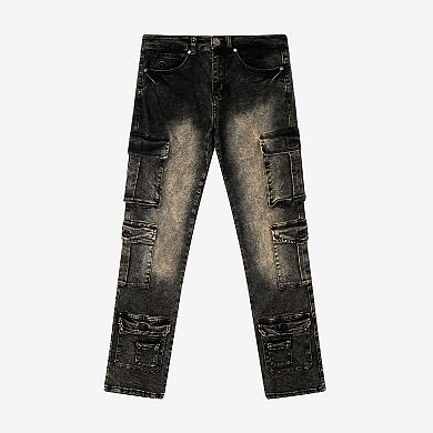 Men's Caliber Denim Co. NIGHTFALL Cargo Pants