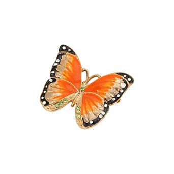 1928 Enamel Butterfly Pin