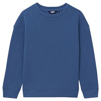 Boys 2-16 Lands' End Relaxed Fit Fleece Crewneck Sweatshirt in Regular & Husky