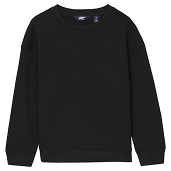 Kids 2-16 Lands' End Relaxed Fit Fleece Crewneck Sweatshirt