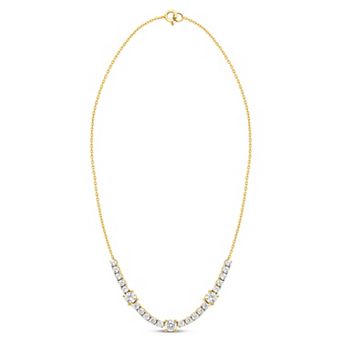 Éthique Sterling Silver 2 Carat T.W. Lab Grown Diamond Necklace