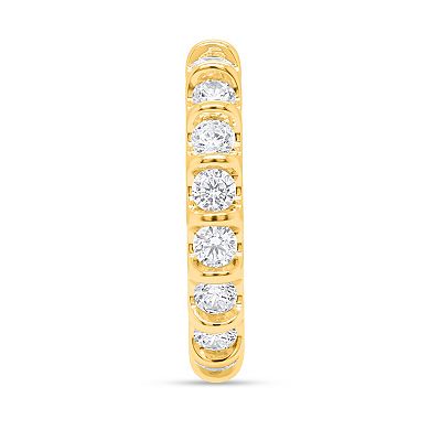 Éthique Sterling Silver 2 Carat T.W. Lab-Grown Diamond Eternity Band Ring