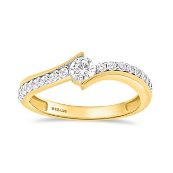 Éthique Sterling Silver 1/2 Carat T.W. Lab-Grown Diamond Ring