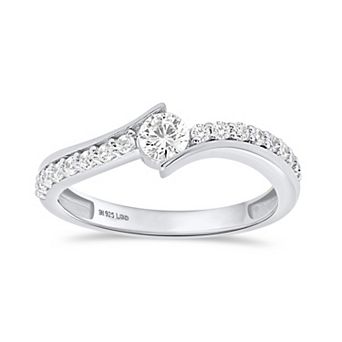 Éthique Sterling Silver 1/2 Carat T.W. Lab-Grown Diamond Ring