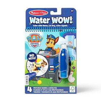 Melissa & Doug Paw Patrol Water WOW! 4 Reusable Boards & Water Pen Activity Book