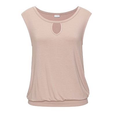 Lascana Women's Sleeveless Keyhole Top