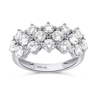 Éthique Sterling Silver 2 Carat T.W. Lab-Grown Diamond Ring