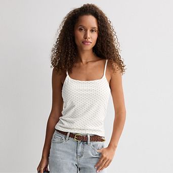Juniors' Pink Republic Bra Free Cami
