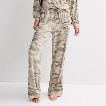 Juniors' Chevrolet Chevy Camaro Camoflauge Pajama Pants