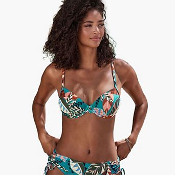 Lascana Women's Tropical Underwire Bikini Top