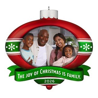 The Joy of Christmas Family Photo Hallmark Christmas Ornament 2026
