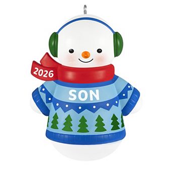 Hallmark 2026 Snowman Son Christmas Ornament