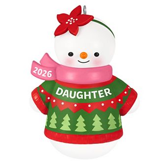 Daughter 2026 Hallmark Christmas Ornament