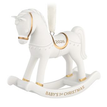 Rocking Horse Baby's First Christmas 2026 Hallmark Christmas Ornament