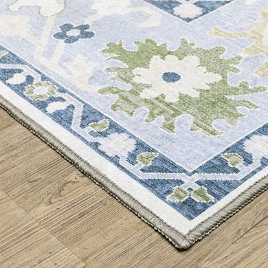 StyleHaven Arden Floral Traditional Throw or Area Rug