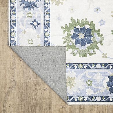 StyleHaven Arden Floral Traditional Throw or Area Rug