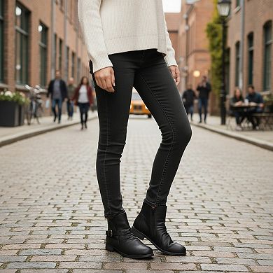 Easy Street Junction Women's Ankle Boots with Buckle Detail