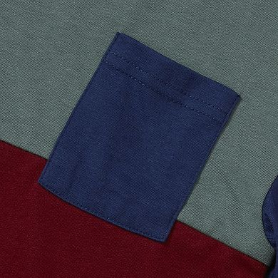 Boys 2-20 Lands' End Long Sleeve Color Block Shirt