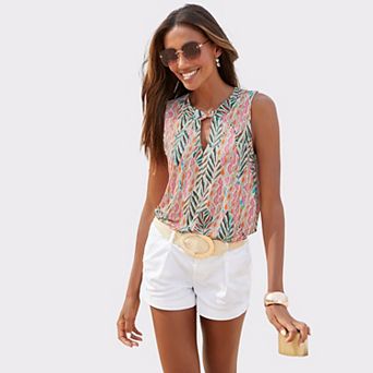 Lascana Women's Twist Keyhole Top