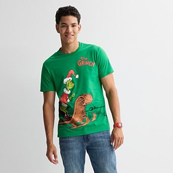 Men's The Grinch Sleigh Holiday Graphic Tee