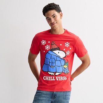 Men's Peanuts Snoopy Chill Vibes Graphic Tee