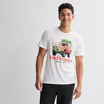 Men's Ford Bronco Wreath Holiday Graphic Tee