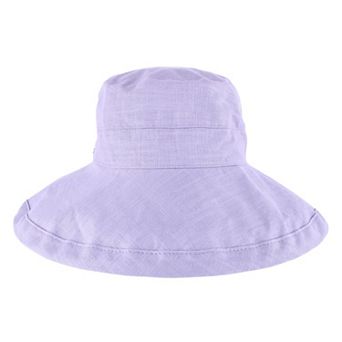 Angela & William Women's Canvas Summer Cloche Bucket Hat