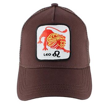 CTM Men's Zodiac Sign Astrology Patch Trucker Hat