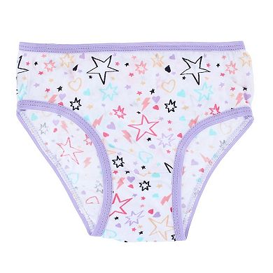 CTM Girl's Unicorn Assorted Cotton Briefs Underwear (7 Pack)