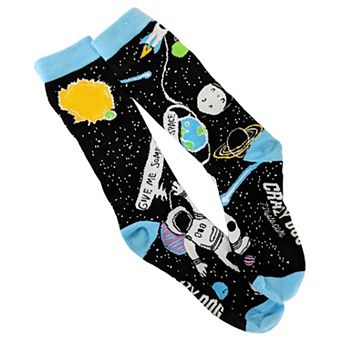 Give Me Some Space Sock Funny Astronaut Footwear