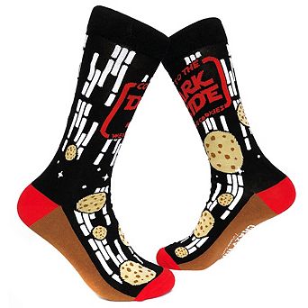 Come to The Dark Side We Have Cookies Socks Funny Sci Fi Movie Footwear