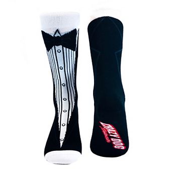 Tuxedo Socks Funny Wedding Groomsman Casual Footwear