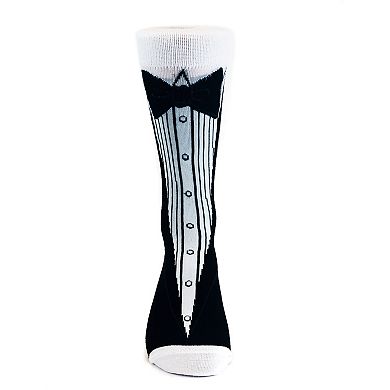 Tuxedo Socks Funny Wedding Groomsman Casual Footwear
