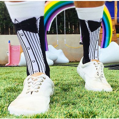 Tuxedo Socks Funny Wedding Groomsman Casual Footwear