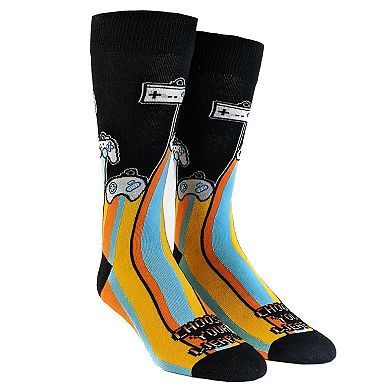 Men's Gamer Controller Socks Cool Funny Video Game Nerdy Footwear