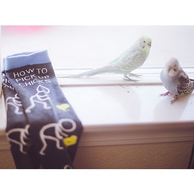 Men's How to Pick Up Chicks Socks Funny Easter Gift Footwear