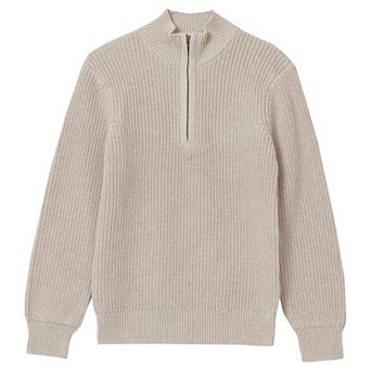 Boys 2-20 Lands' End Quarter-Zip Chunky Sweater