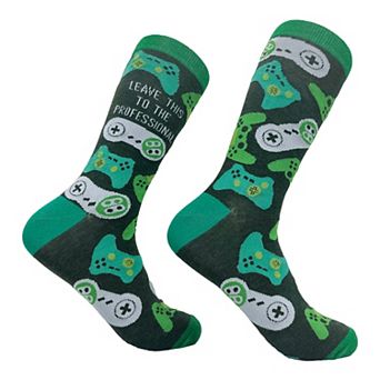 Men's Leave This to The Professionals Socks Funny Video Games Lovers Footwear