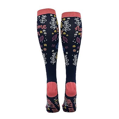 Awesome Mom Compression Socks Funny Mothers Day Compression Socks for Women