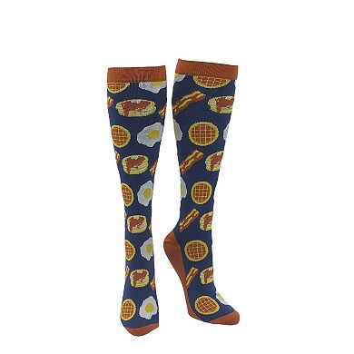 Breakfast Foods Funny Novelty Compression Socks for Women Adult Size