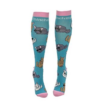 Unisex Chinchillin Funny Sarcastic Animal Compression Socks for Women and Men