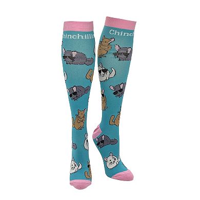 Unisex Chinchillin Funny Sarcastic Animal Compression Socks for Women and Men