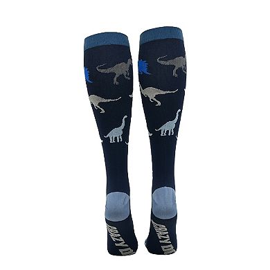 Unisex Dinosaurs Socks Funny Dino Compression Socks for Men and Women
