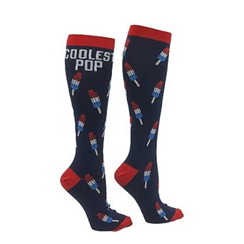 Coolest Pop Funny Compression Socks Funny Fathers Day Cool Compression Socks for Men