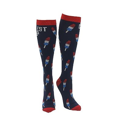 Coolest Pop Funny Compression Socks Funny Fathers Day Cool Compression Socks for Men