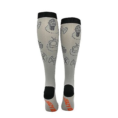 Mens Funcle Compression Sock Fun Uncle High Socks Funny Compression Socks for Men