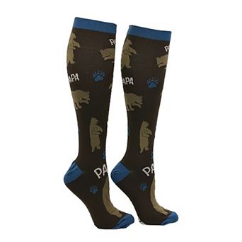 Papa Bear Funny Compression Socks Fathers Day Compression Socks for Men
