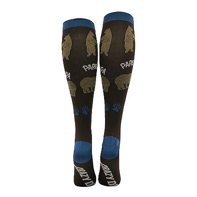 Papa Bear Funny Compression Socks Fathers Day Compression Socks for Men