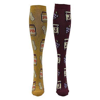 PBJ Funny Novelty Compression Socks for Women Unisex Size