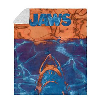 Jaws Silk Touch Sherpa Throw Blanket